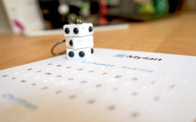 Objet de sensibilisation au handicap : Braille