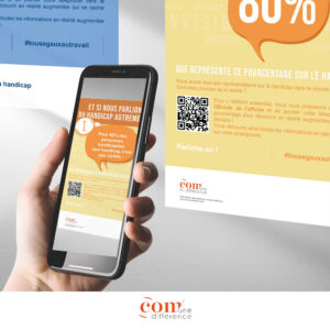 Campagne de 5 affiches en réalité augmentée